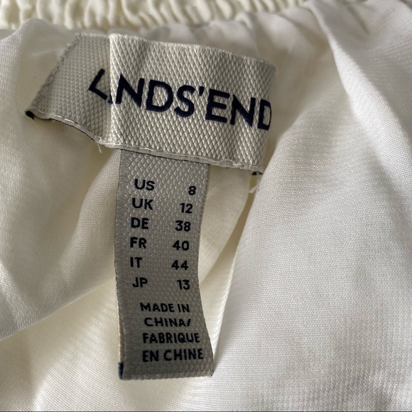 Lands’ End Off The Shoulder Boho Stitch Crop Top - Picture 6 of 8